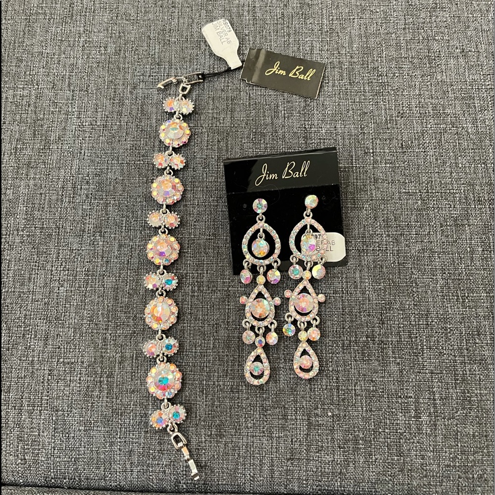 Jim Ball matching bracelet and earrings